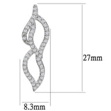 Rhodium Brass Jewelry Sets with AAA Grade CZ  in Clear