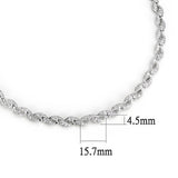 Rhodium Brass Jewelry Sets with AAA Grade CZ  in Clear