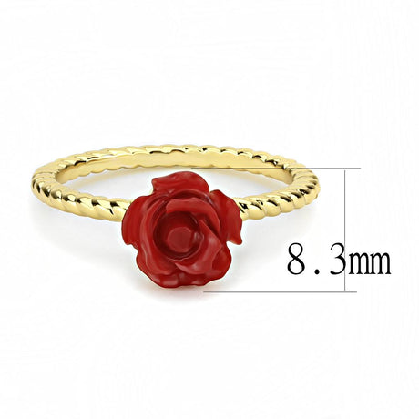 Gold Brass Ring with Synthetic Synthetic Stone in Siam