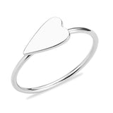 Rhodium Brass Ring with No Stone in No Stone
