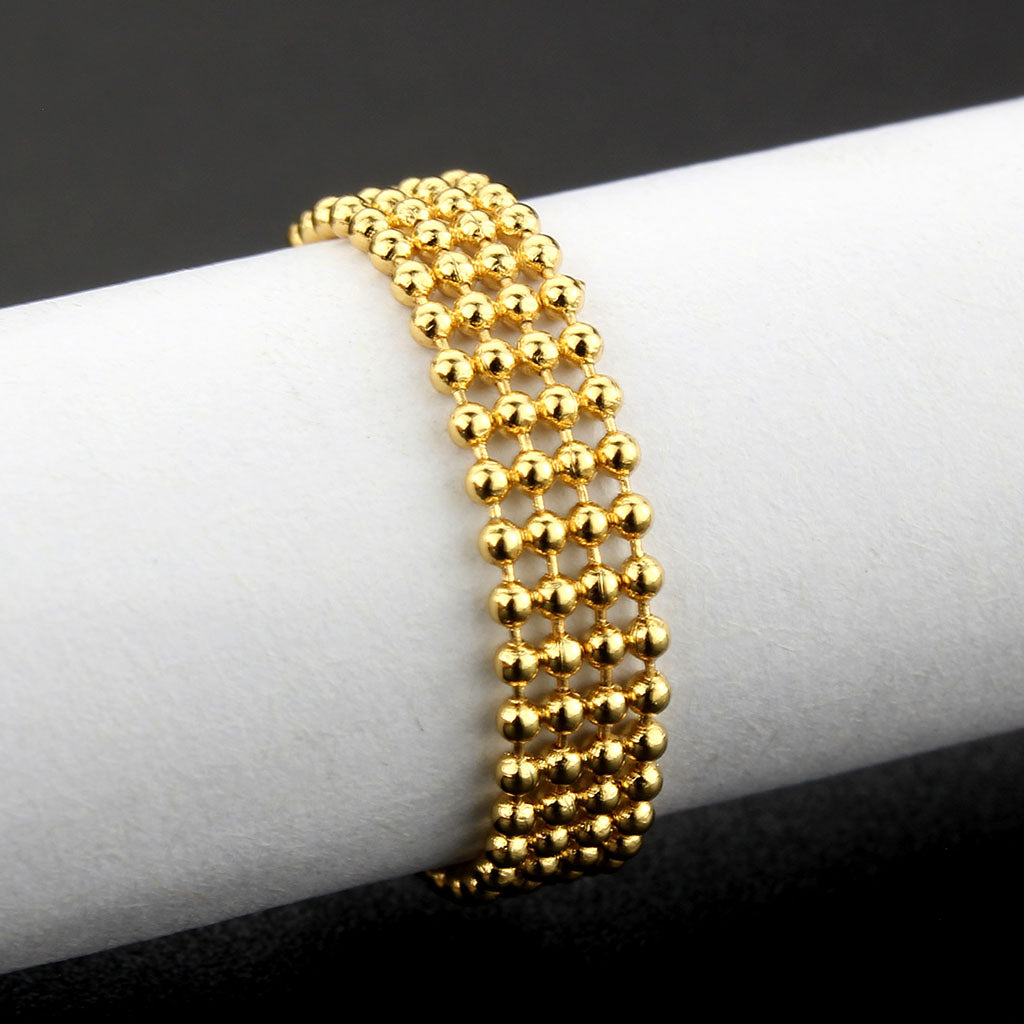 Rhodium Brass Ring with No Stone in No Stone