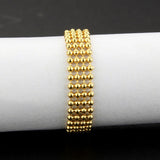 Rhodium Brass Ring with No Stone in No Stone