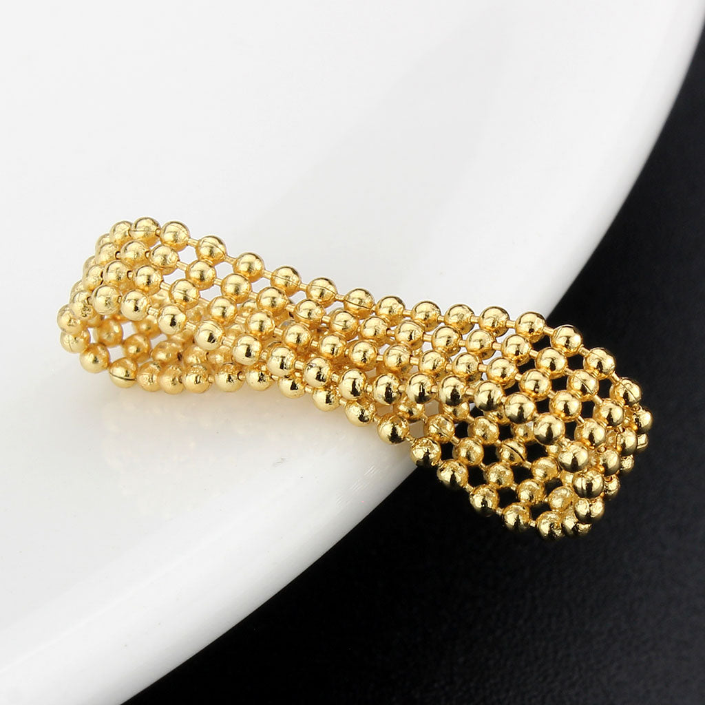 Rhodium Brass Ring with No Stone in No Stone
