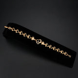 Flash Rose Gold Brass Bracelet with AAA Grade CZ in Clear
