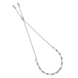 Rhodium Brass Bracelet with AAA Grade CZ in Clear