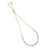 Rose Gold Brass Bracelet with AAA Grade CZ in Clear
