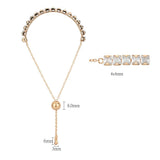 Rose Gold Brass Bracelet with AAA Grade CZ in Clear