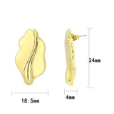 Flash Gold Brass Earring with NoStone in No Stone