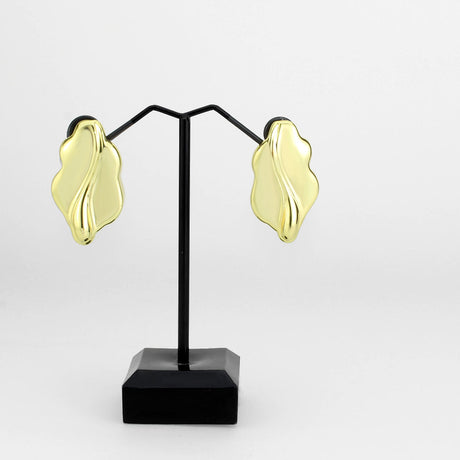 Flash Gold Brass Earring with NoStone in No Stone