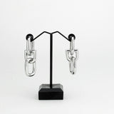 Imitation Rhodium Brass Earring with NoStone in No Stone