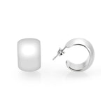 Imitation Rhodium Brass Earring with NoStone in No Stone
