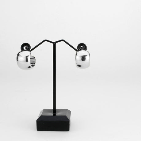 Imitation Rhodium Brass Earring with NoStone in No Stone