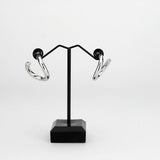Imitation Rhodium Brass Earring with NoStone in No Stone