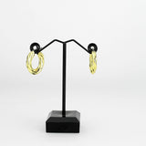 Flash Gold Brass Earring with NoStone in No Stone