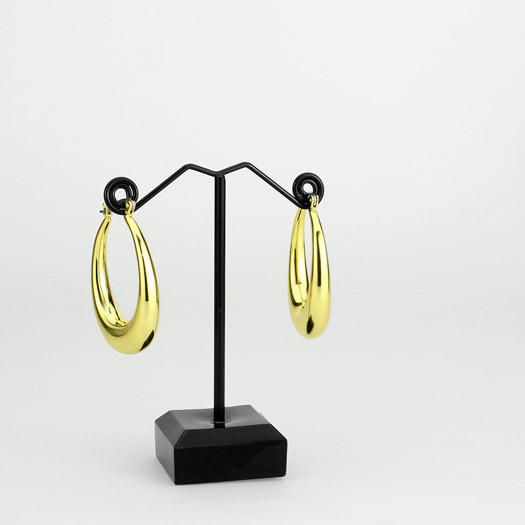 Flash Gold Brass Earring with NoStone in No Stone