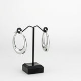 Imitation Rhodium Brass Earring with NoStone in No Stone