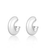 Imitation Rhodium Brass Earring with NoStone in No Stone