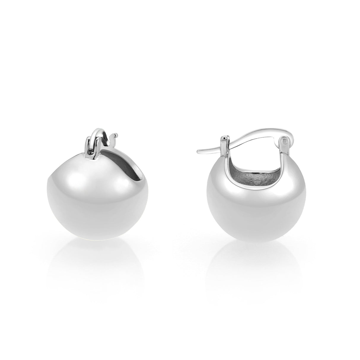 Imitation Rhodium Brass Earring with NoStone in No Stone