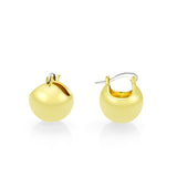 Flash Gold Brass Earring with NoStone in No Stone
