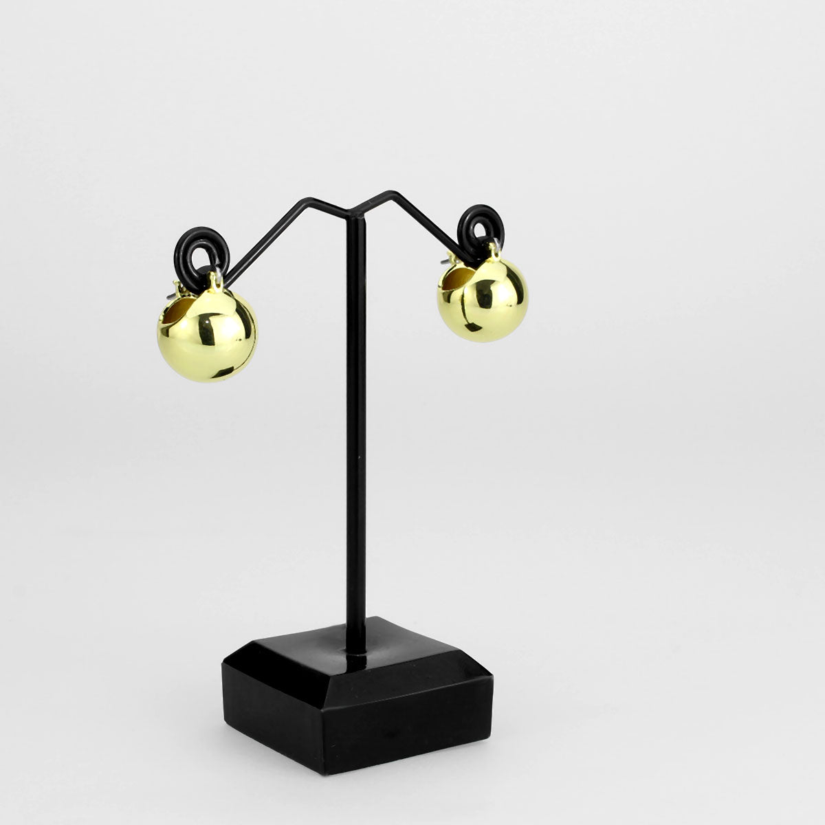 Flash Gold Brass Earring with NoStone in No Stone