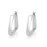 Imitation Rhodium Brass Earring with NoStone in No Stone