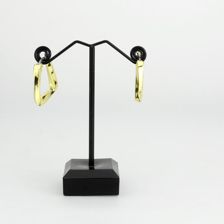 Flash Gold Brass Earring with NoStone in No Stone