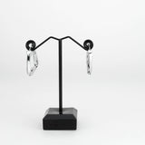Imitation Rhodium Brass Earring with NoStone in No Stone