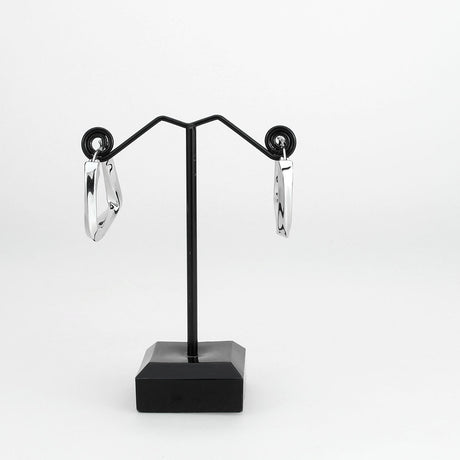 Imitation Rhodium Brass Earring with NoStone in No Stone