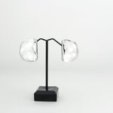 Imitation Rhodium Brass Earring with NoStone in No Stone