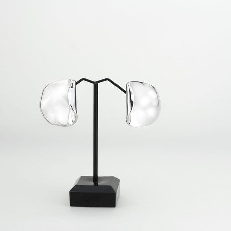 Imitation Rhodium Brass Earring with NoStone in No Stone
