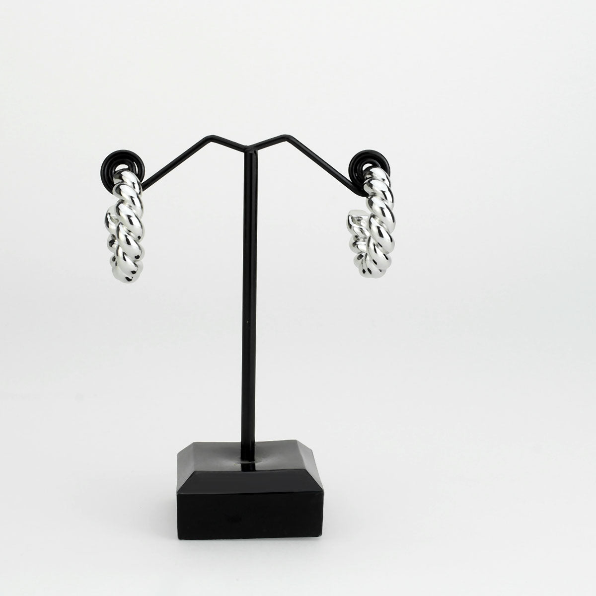 Imitation Rhodium Brass Earring with NoStone in No Stone
