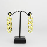 Flash Gold Brass Earring with NoStone in No Stone