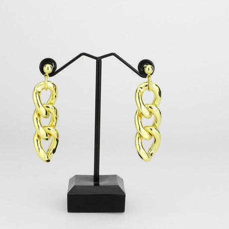 Flash Gold Brass Earring with NoStone in No Stone