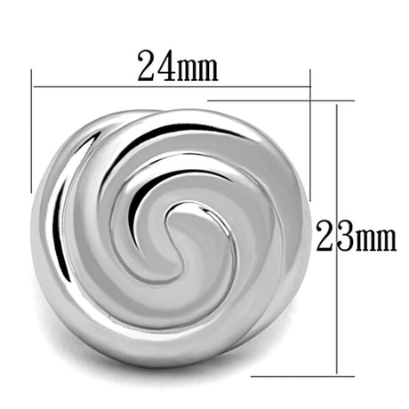 Rhodium Brass Ring with No Stone