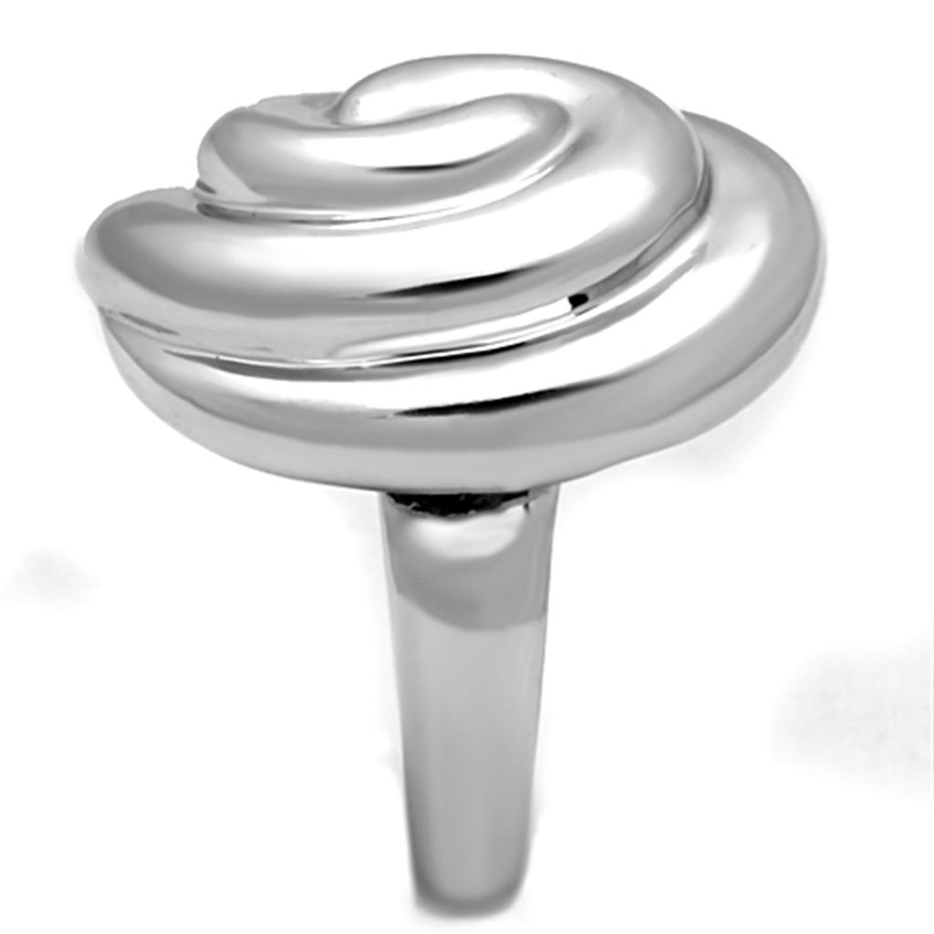 Rhodium Brass Ring with No Stone