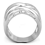 Rhodium Brass Ring with No Stone