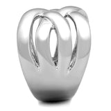 Rhodium Brass Ring with No Stone