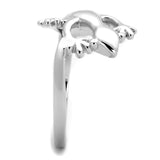 Rhodium Brass Ring with No Stone