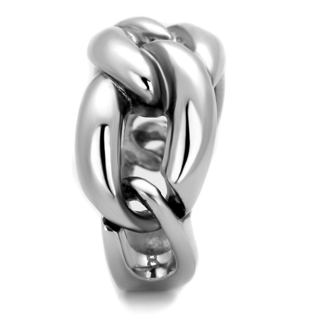 Rhodium Brass Ring with No Stone