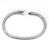 Rhodium Brass Jewelry Sets with AAA Grade CZ  in Clear