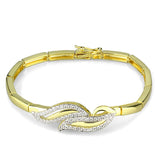 Gold+Rhodium Brass Jewelry Sets with AAA Grade CZ  in Clear
