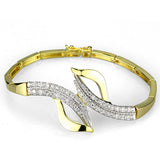 Gold+Rhodium Brass Jewelry Sets with AAA Grade CZ  in Clear
