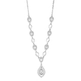 Rhodium Brass Jewelry Sets with AAA Grade CZ  in Clear