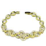 Gold Brass Jewelry Sets with AAA Grade CZ  in Clear