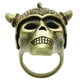 Antique Copper White Metal Ring with Top Grade Crystal  in Citrine Yellow