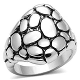 Rhodium Brass Ring with No Stone