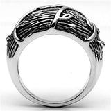 Rhodium Brass Ring with No Stone