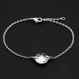 Rhodium Brass Bracelet with AAA Grade CZ  in Clear