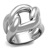 Rhodium Brass Ring with No Stone