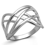 Rhodium Brass Ring with No Stone